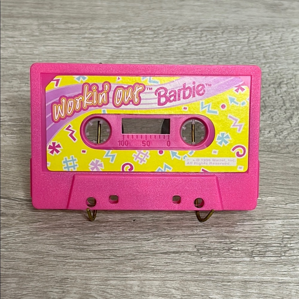 Barbie Pink Workin’ Out Cassette Tape